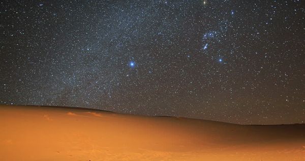 Stars in the desert